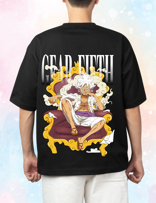 Luffy Gear 5 "Sun God Nika" Oversized T-Shirt | One Piece Inspired Anime Streetwear
