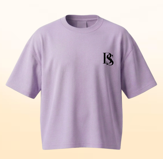 Solid Lavender Heavyweight T-Shirt | 100% Combed Cotton