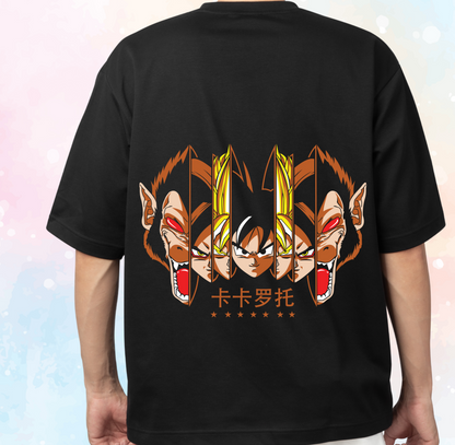 Goku Evolution "Kakarot" Oversized T-Shirt