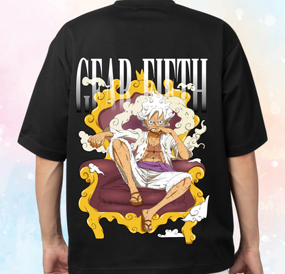 Luffy Gear 5 "Sun God Nika" Oversized T-Shirt | One Piece Inspired Anime Streetwear